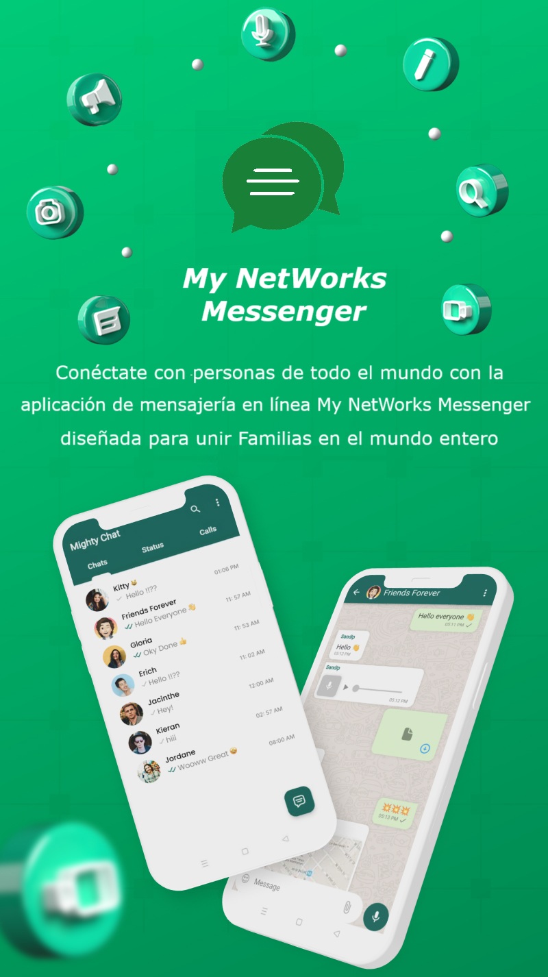 Personas usando My Networks Messenger